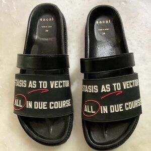 SACAI Platform Sandals Size 8